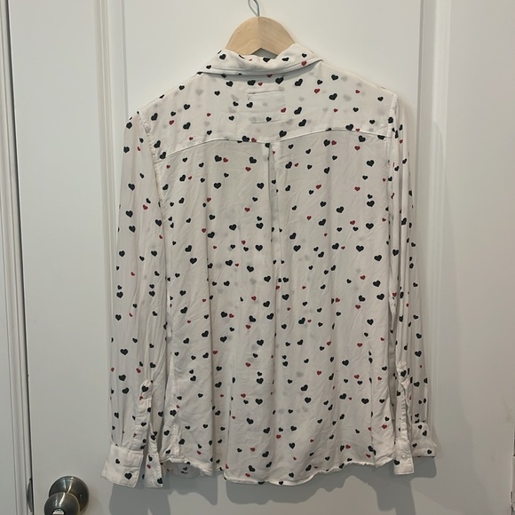 Rails Black and Red Heart Shirt size small - Picture 4 of 5